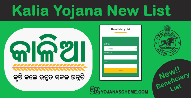 Kalia Yojana new list